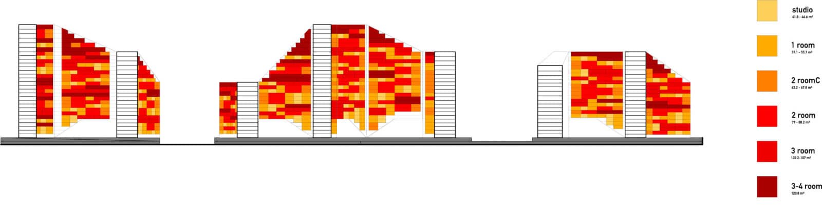 Amanora Hill par MVRDV à Pune en Inde © MVRDV