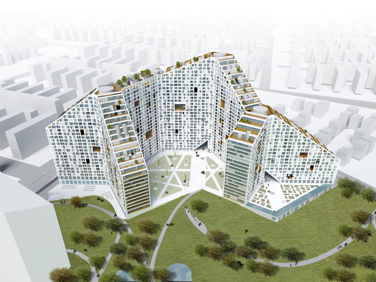 Amanora Hill Par MVRDV En Inde 4 1600x1200
