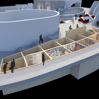 Centre Culturel et Touristique du Vin à Bordeaux par X-TU Centre Culturel Vin Bordeaux 11 400x400