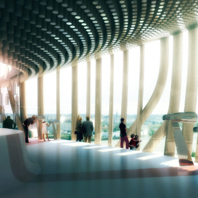 Centre Culturel et Touristique du Vin à Bordeaux par X-TU Centre Culturel Vin Bordeaux 26 400x400