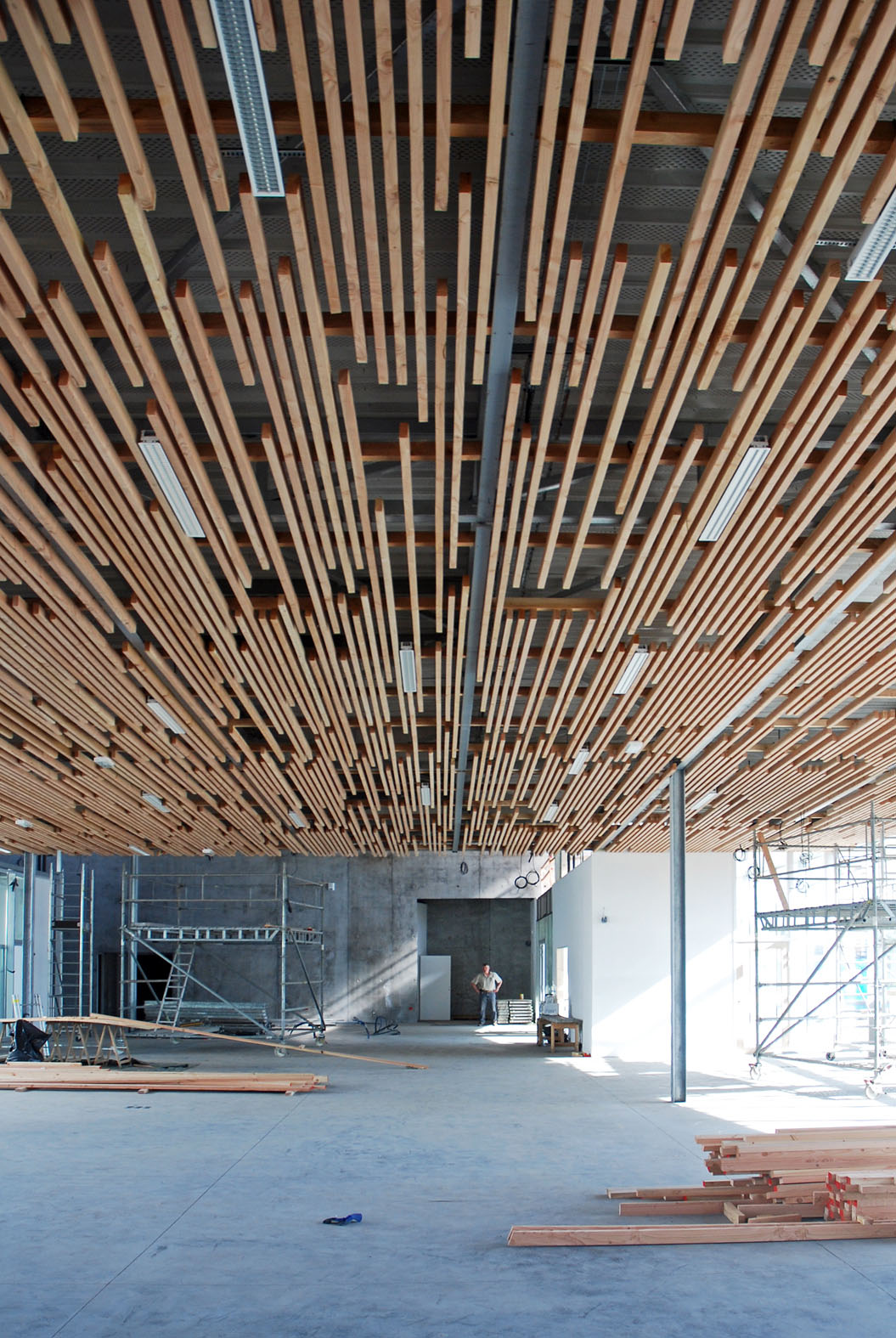 Médiathèque de Méricourt par Jérôme de Alzua Architecture avec l'Atelier 9.81. © Atelier 9.81