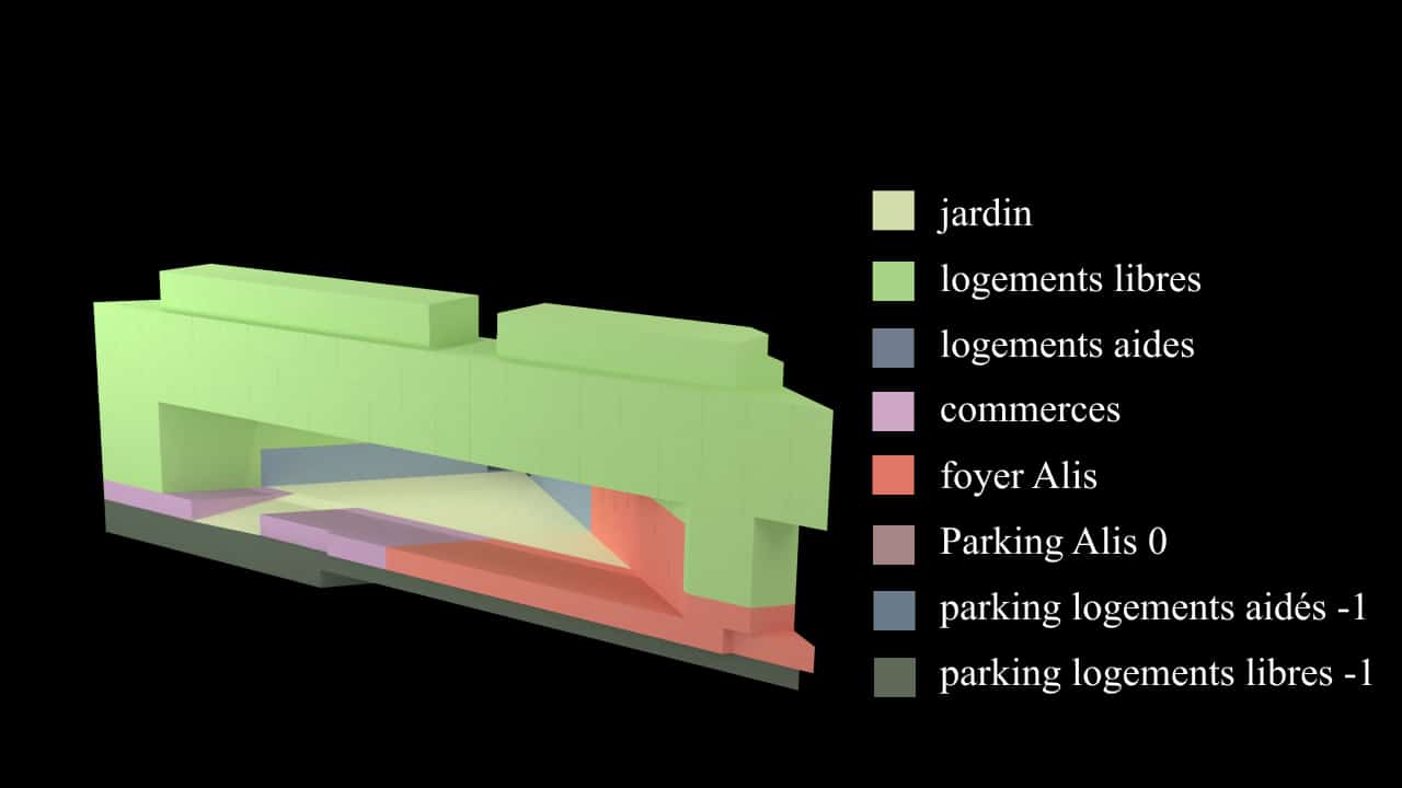 180 logements à Boulogne-Billancourt par HVDN Architecten + Studioninedots © STUDIONINEDOTS