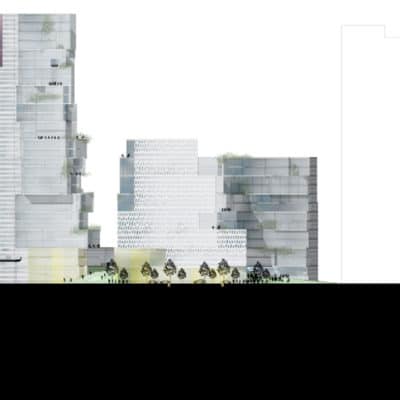 Des bureaux clairs comme le cristal pour Oslo par C.F. Møller Architects et Kristin Jarmund Arkitekter. Crystalclear Oslo 2 400x400