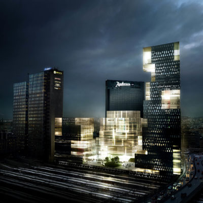 Des bureaux clairs comme le cristal pour Oslo par C.F. Møller Architects et Kristin Jarmund Arkitekter. Oslo Nordea 2 400x400