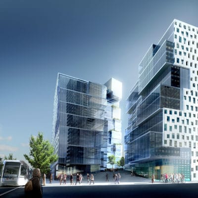 Des bureaux clairs comme le cristal pour Oslo par C.F. Møller Architects et Kristin Jarmund Arkitekter. Oslo Nordea 4 400x400