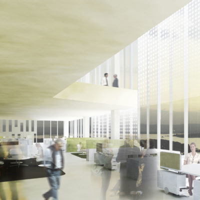 Des bureaux clairs comme le cristal pour Oslo par C.F. Møller Architects et Kristin Jarmund Arkitekter. Oslo Nordea 400x400