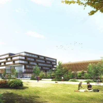 Siège de Lille Métropole Habitat par Dietmar Feichtinger Architectes LMH Roubaix 2 400x400