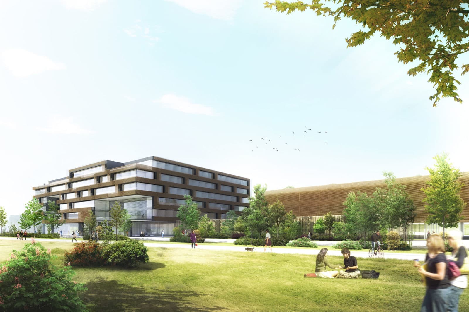 Siège de Lille Métropole Habitat par Dietmar Feichtinger Architectes © Dietmar Feichtinger Architectes