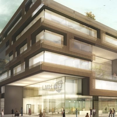 Siège de Lille Métropole Habitat par Dietmar Feichtinger Architectes LMH Roubaix 400x400