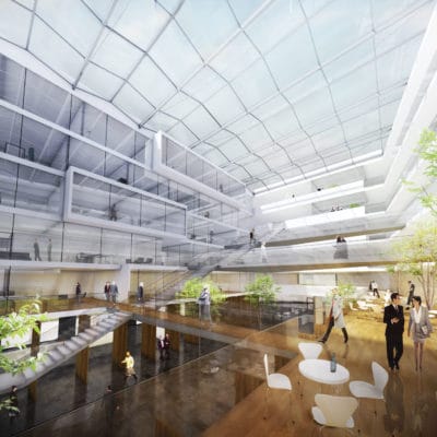 Siège de Lille Métropole Habitat par Dietmar Feichtinger Architectes LMH Roubaix 7 400x400