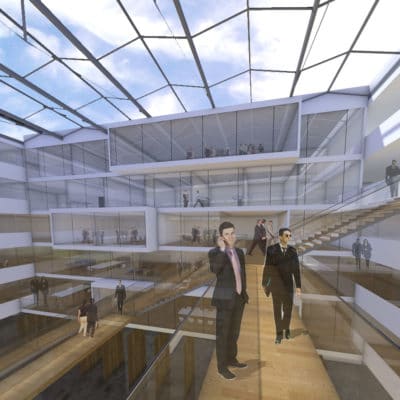 Siège de Lille Métropole Habitat par Dietmar Feichtinger Architectes LMH Roubaix 8 400x400