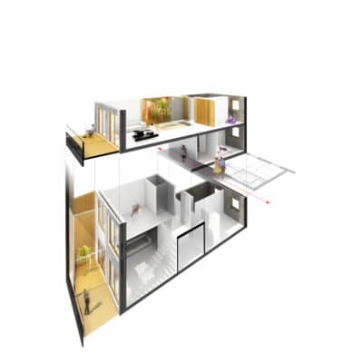 Ilot P à Lyon par Mateo Arquitectura et Dominique Perrault Architecture. IMAGE DUPLEX 400x400