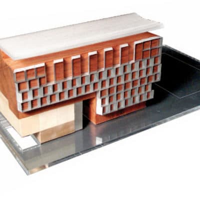 Ilot P à Lyon par Mateo Arquitectura et Dominique Perrault Architecture. Maqueta 400x400