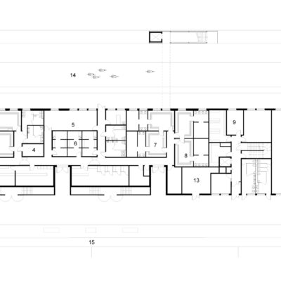 Stadium du littoral à Grande-Synthe par Olgga architectes Stadium Plan Rdc Ground Floor Plan Olgga 400x400