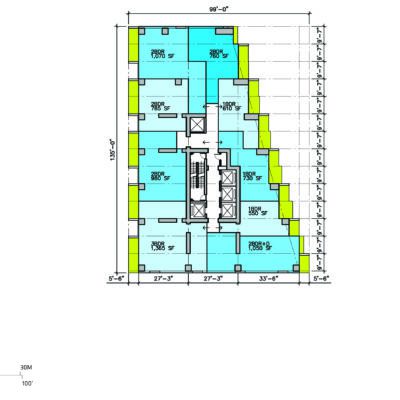 31 28th Floor Tower Plan 400x400