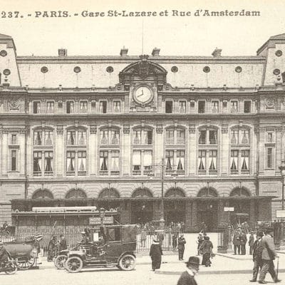 Carte Postale Gare Saint Lazare 400x400