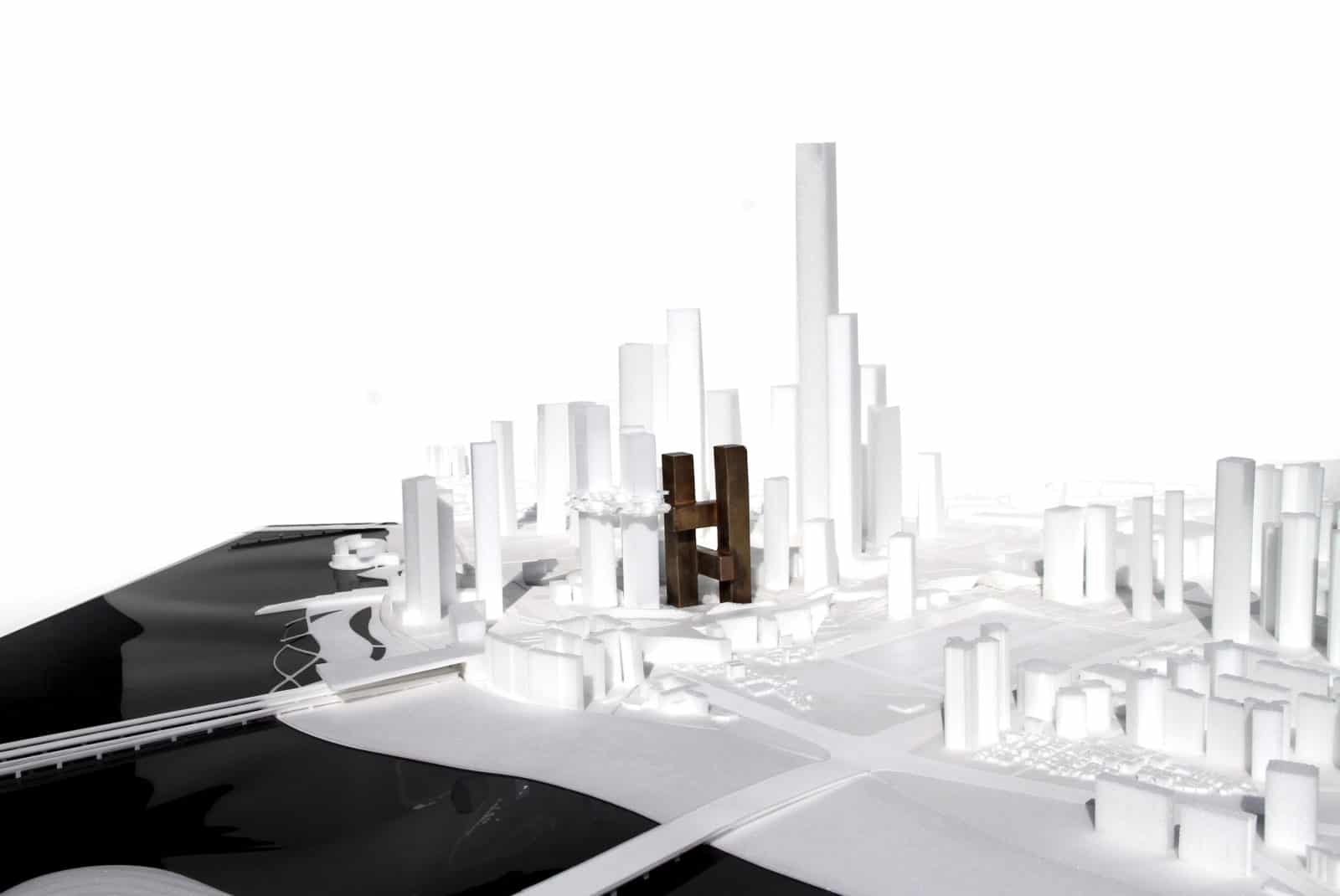 Les nordistes dessinent le ciel de Séoul (projet de BIG) © BIG