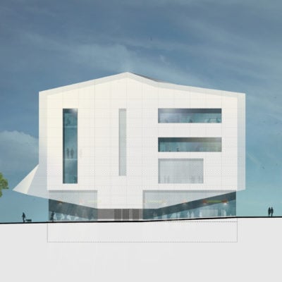 Mediatheque Bron Aia Life Designer Plan 14 Facade Nord 400x400