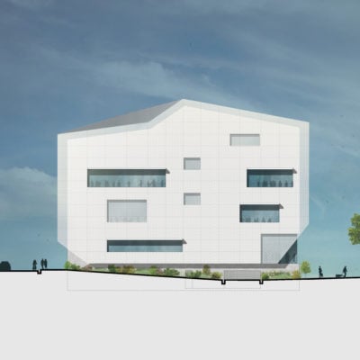 Mediatheque Bron Aia Life Designer Plan 15 Facade Sud 400x400