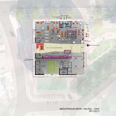 Mediatheque Bron Aia Life Designer Plan 19 Rdc 400x400
