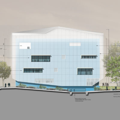 Mediatheque Bron Aia Life Designer Plan 26 Facade Sud 400x400
