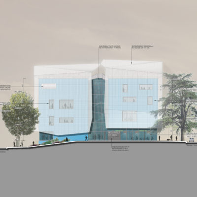 Mediatheque Bron Aia Life Designer Plan 27 Facade Est 400x400