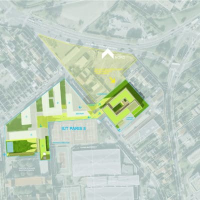 Extension de l’IUT de Paris 8 à Montreuil par les Ateliers 2/3/4/ Iut Montreuil Ateliers 234 10 400x400