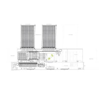 Centre de logistique Bestseller par C. F. Møller Architects Plan 1st Floor 400x400