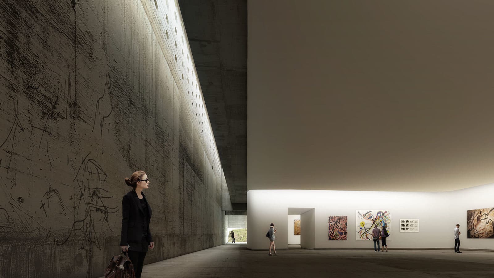 Projet de Mateo Arquitectura pour Lascaux IV © Mateo Arquitectura