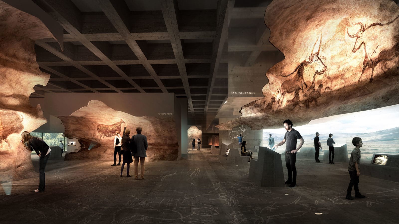 Projet de Mateo Arquitectura pour Lascaux IV © Mateo Arquitectura