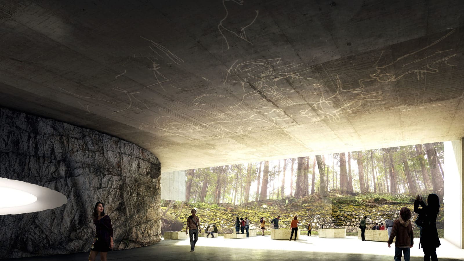 Projet de Mateo Arquitectura pour Lascaux IV © Mateo Arquitectura