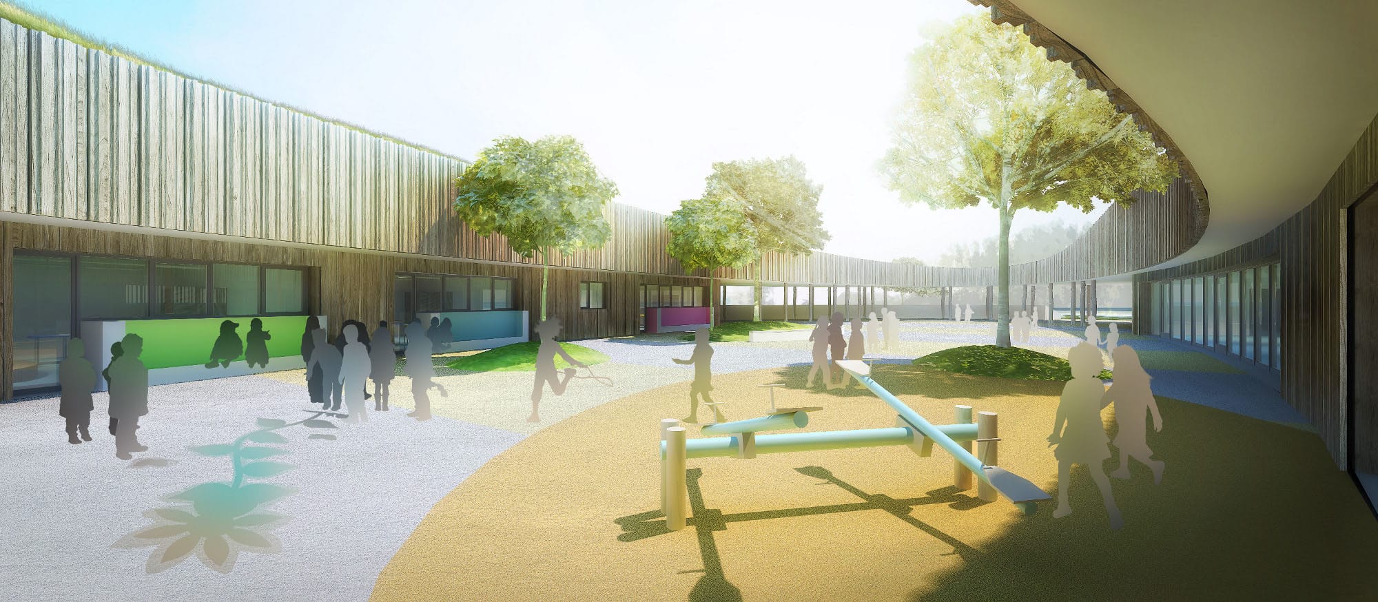 Perspective De La Cour Maternelle 2000x874