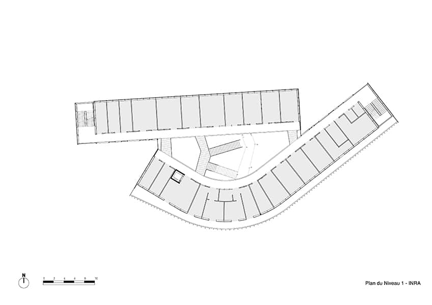 Laboratoires de recherche de l’Inra à Champenoux par Tectoniques © Tectoniques