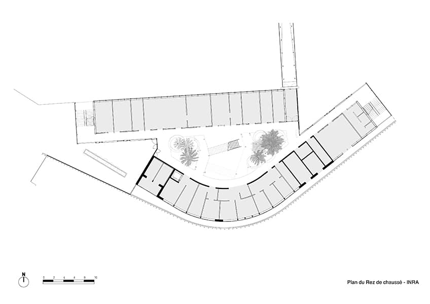 Laboratoires de recherche de l’Inra à Champenoux par Tectoniques © Tectoniques