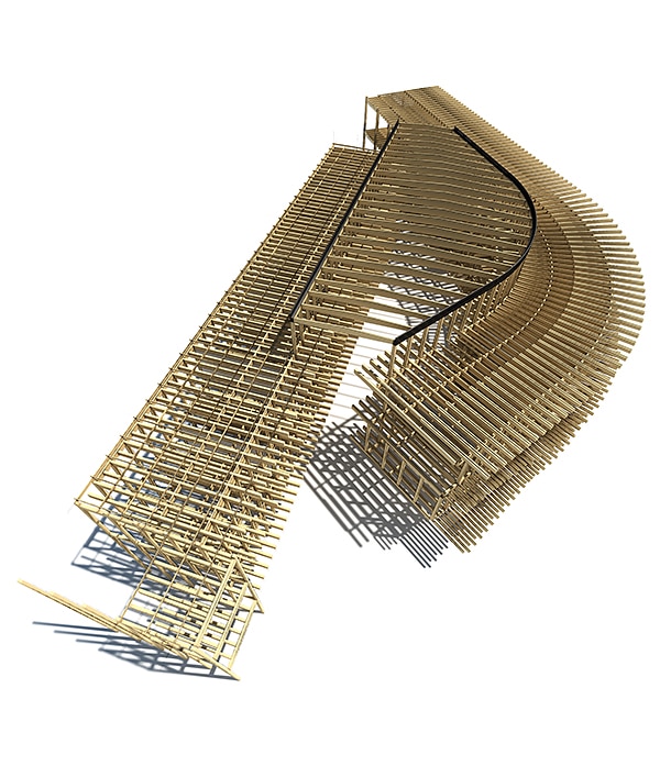 Laboratoires de recherche de l’Inra à Champenoux par Tectoniques © Tectoniques