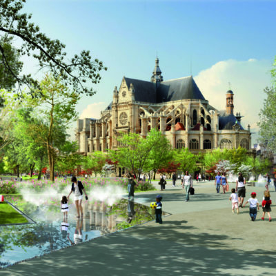 Forum et jardin des Halles à Paris par Seura Architectes Jardin Des Halles Paris Seura Architectes 2 400x400