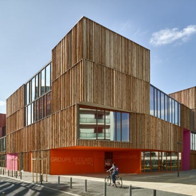 Groupe scolaire Simone Veil à Colombes par Dominique Coulon et Associés. 01 COLOMBES CF039398 ©Eugeni Pons Web 400x400