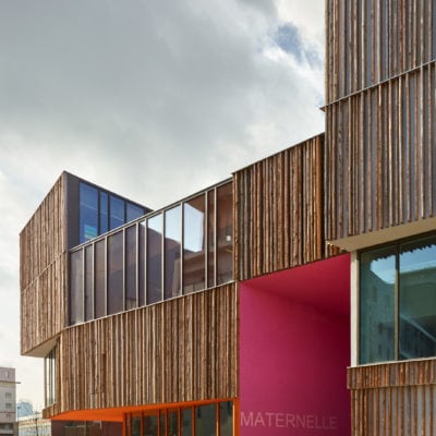 Groupe scolaire Simone Veil à Colombes par Dominique Coulon et Associés. 02 COLOMBES CF039354 ©Eugeni Pons Web 400x400