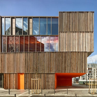 Groupe scolaire Simone Veil à Colombes par Dominique Coulon et Associés. 03 COLOMBES CF039405 ©Eugeni Pons Web 400x400