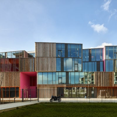 Groupe scolaire Simone Veil à Colombes par Dominique Coulon et Associés. 06 COLOMBES CF039370 ©Eugeni Pons Web 400x400