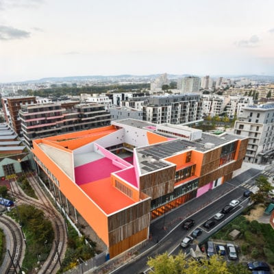 Groupe scolaire Simone Veil à Colombes par Dominique Coulon et Associés. 07 COLOMBES DSC 2902 COL 1646 RET 2 ©David Romero Uzeda Web 400x400