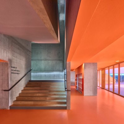 Groupe scolaire Simone Veil à Colombes par Dominique Coulon et Associés. 13 COLOMBES CF039469 ©Eugeni Pons Web 400x400