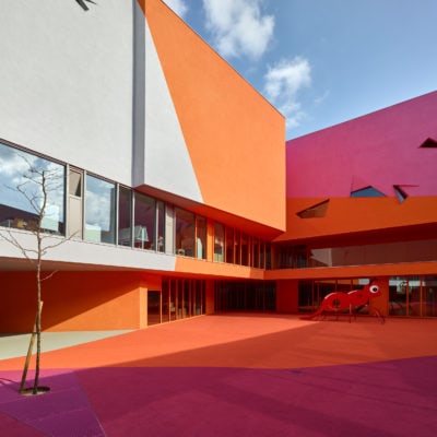 Groupe scolaire Simone Veil à Colombes par Dominique Coulon et Associés. 16 COLOMBES CF039438 ©Eugeni Pons Web 400x400