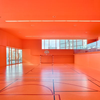 Groupe scolaire Simone Veil à Colombes par Dominique Coulon et Associés. 18 COLOMBES CF039442 ©Eugeni Pons Web 400x400