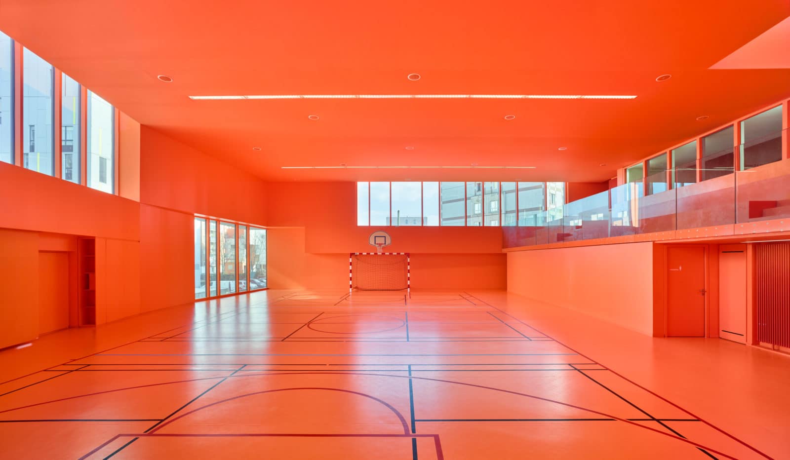 Groupe scolaire Simone Veil à Colombes par Dominique Coulon et Associés. © Eugeni Pons