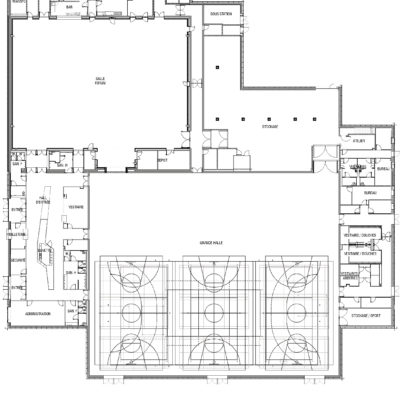 Le Forum à Saint-Louis par Manuelle Gautrand Architecture GIS Br 09 DET Plan RDC 400x400