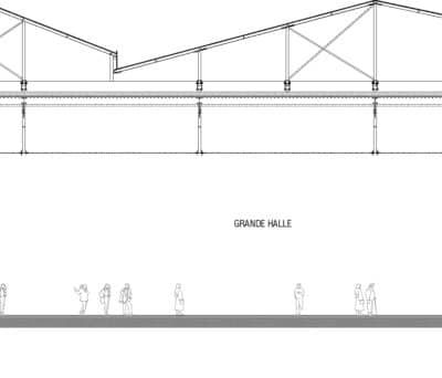 Le Forum à Saint-Louis par Manuelle Gautrand Architecture GIS Br 10 DET Coupe C 400x342