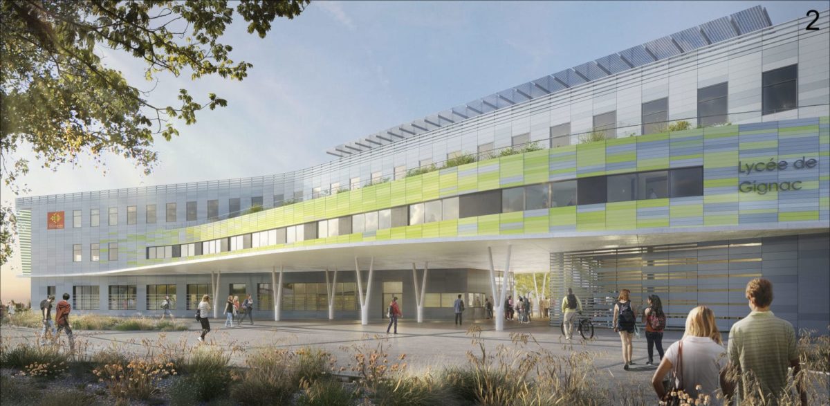 Lycée de Gignac par Hellin-Sebbag Architectes Associés Lycee Gignac Hellin Sebbag 5 1200x587