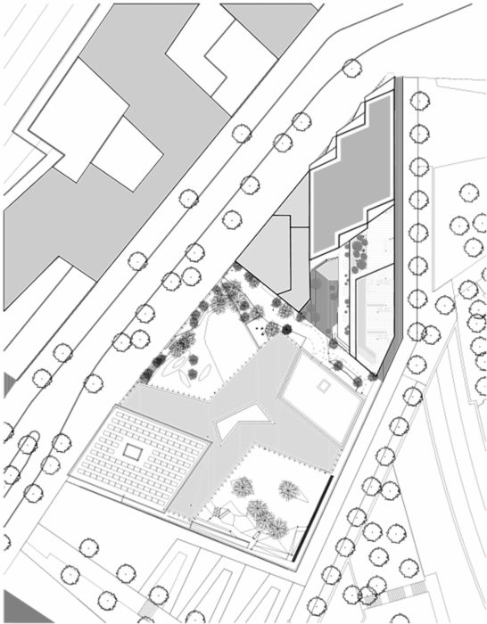Fresh Architectures Alure Paris 1 Plan Masse 546x700