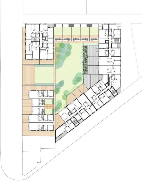 Logements aux Bassins-à-flots à Bordeaux Logement Bordeaux Mateo Arquitectura Bassin A Flots 9 548x700